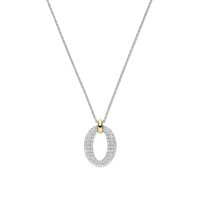 Collar Ti Sento Milano Mujer in Plata Zircone 34092ZY-42